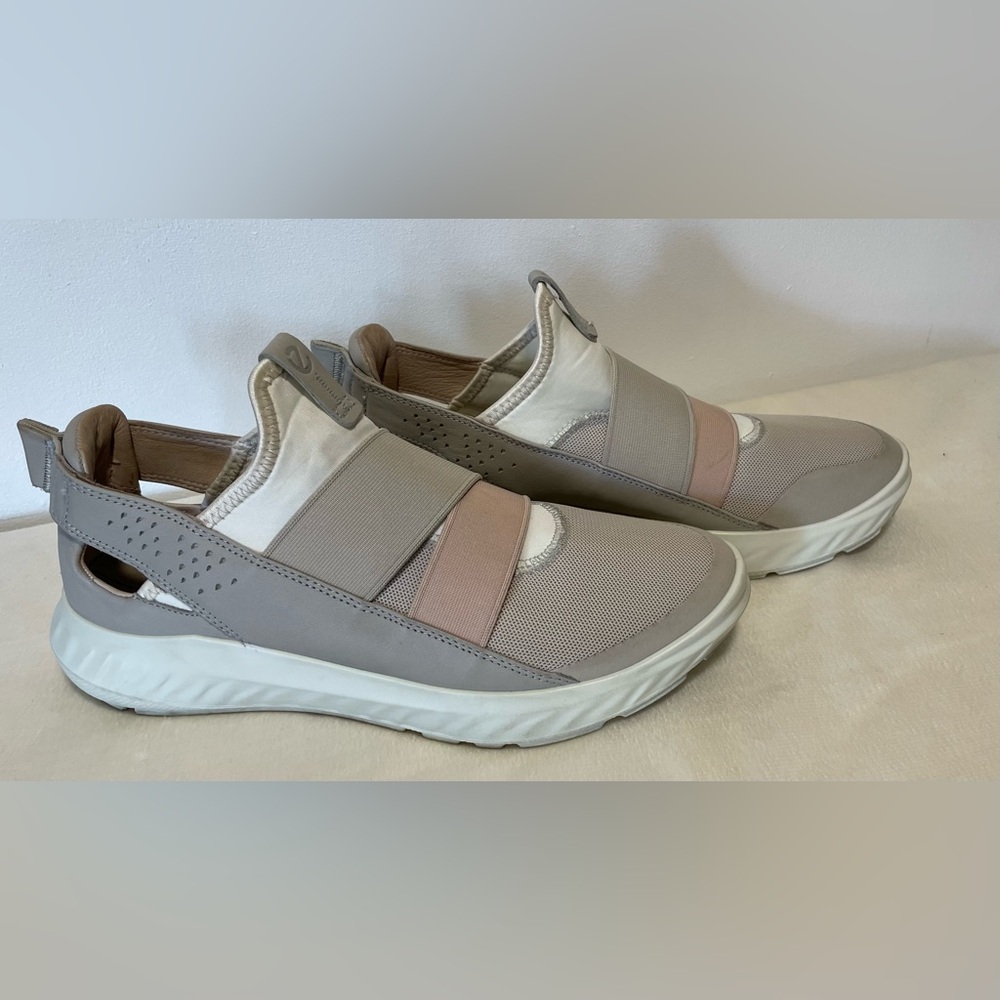ECCO Criss Cross Elastic ST.1 Lite Shoes pastel Slip-on EU 39 Womens US 8 (READ)